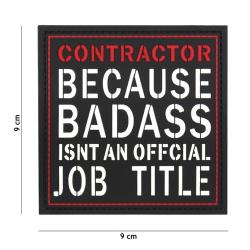 Patch 3D PVC Contractor Badass (101 Inc)