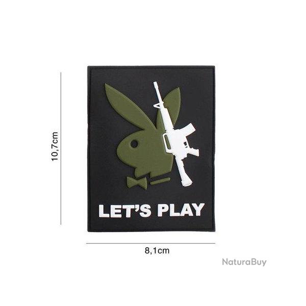 Patch 3D PVC Playboy Rifle Let's Play (101 Inc)