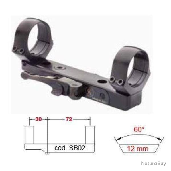 Montage Amovible Contessa 12mm Colliers