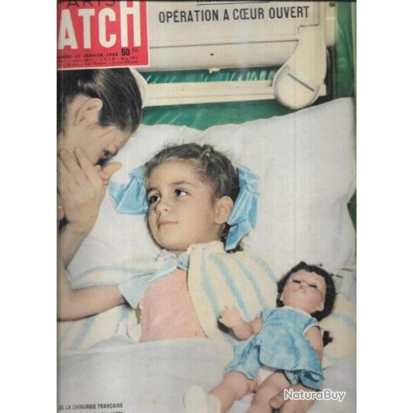 paris match 459 janvier 1958 , op�ration � coeur ouvert, saint-paul , jane mansfield , noel au kreml