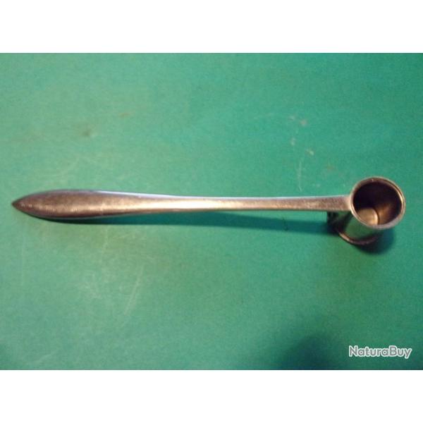 Magnifique dosette � poudre et plomb en inox �stampill�e