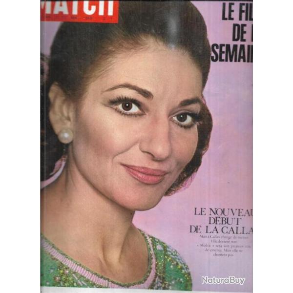 paris match 1045 mai 1969 la callas, attentat louis le grand, la nasa, campagne prsidentielle ,