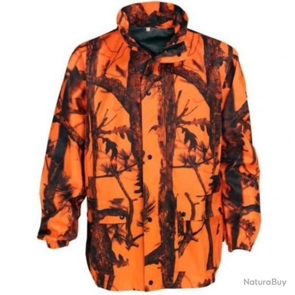 Veste De Pluie de Chasse Orange Percussion Couleur GhostCamo de M � 4XL