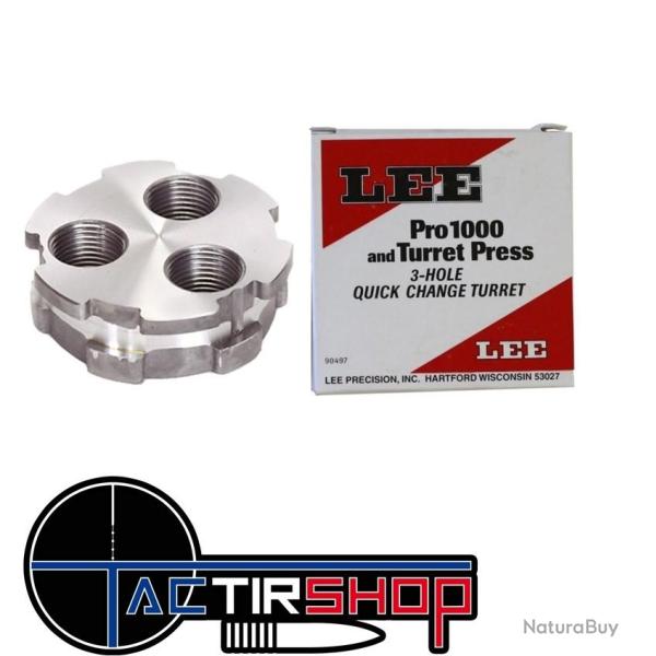 Lee Turret Head Tourelle 3 positions pour presse Lee Pro 1000
