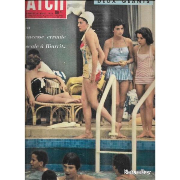 paris match 488 aout 1958, saint-tropez , assassin de saint-cloud, accident et mort de peter collins