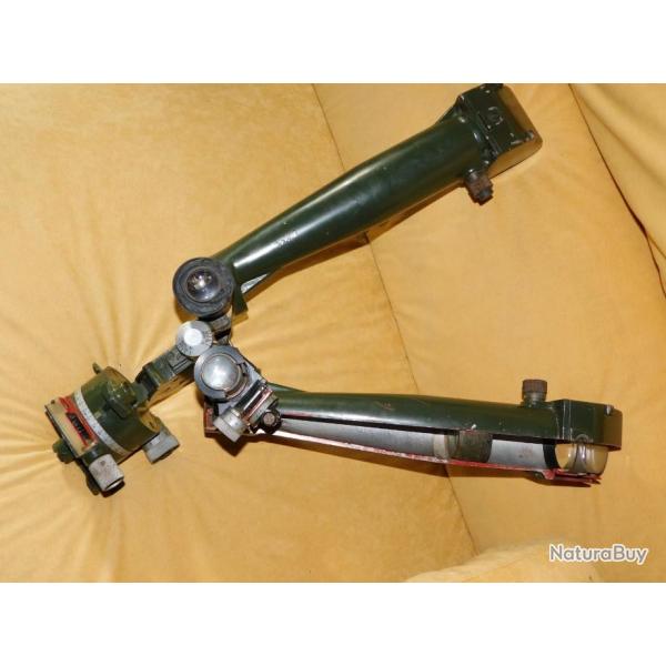 TRES TRES RARE BINOCULAIRE DE TRANCHEE type S.F.14 ou Z.F.14 - MODELE INSTRUCTION EN COUPE