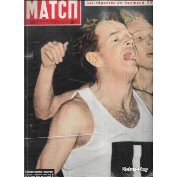 paris match 291 octobre 1954, soucoupes volantes , hanoi indochine bir-hakeim, rainier loup de mer