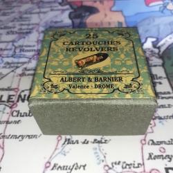 9 mm 380 (Albert & Barnier - Valence): Reproduction boite munitions (vide) AB 8741557