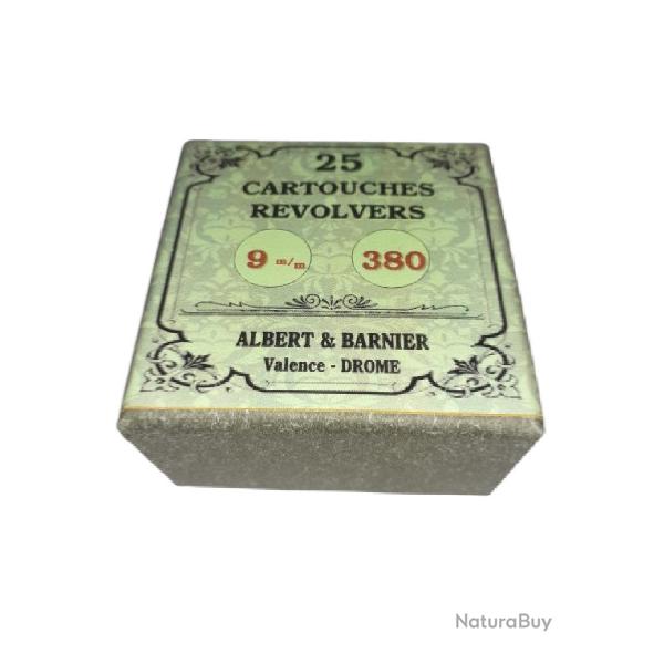 9 mm 380 Bull Dog ou 9mm 380 Bulldog: Reproduction boite cartouches (vide) ALBERT & BARNIER 8741557