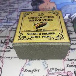 9 mm Broches (Albert & Barnier) : Reproduction boite munitions (vide) AB 8741597