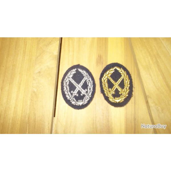 lot de deux brevet militaire professionel elementaire 1er degr�s et 2e degr�s BMPE arm�e fran�aise