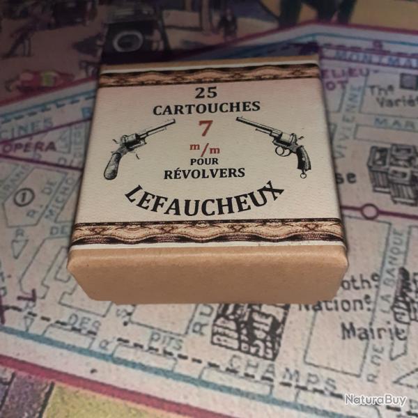 7 mm Broches (Lefaucheux T3): Reproduction boite munitions (vide) LE 8743492