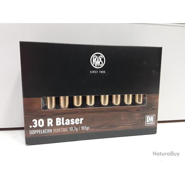 7862 BOITE DE 20 BALLES RWS DOPPELKERN HUNTING CAL30R BLASER NEUF