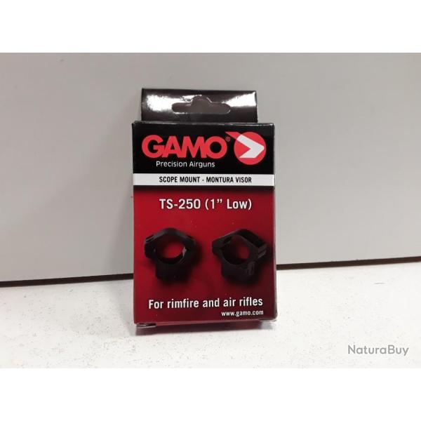 7863 COLLIERS GAMO BAS RAIL 11MM  DIAM�TRE 25.4 NEUF