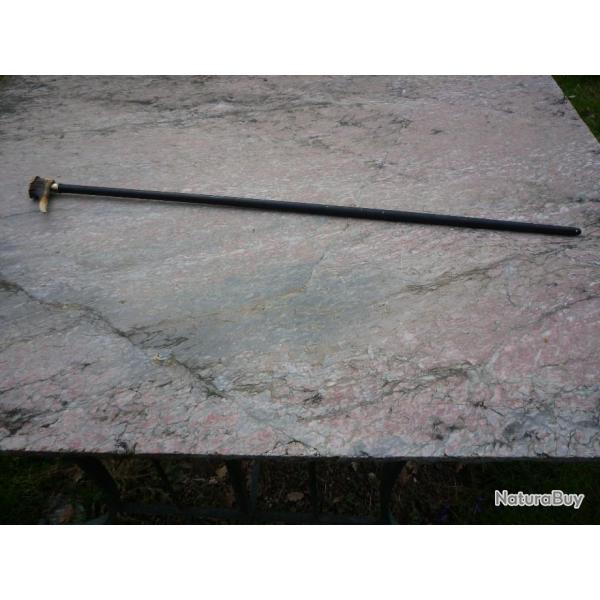 Canne �p�e / ba�onnette ancienne/pommeau andouillet de cerf