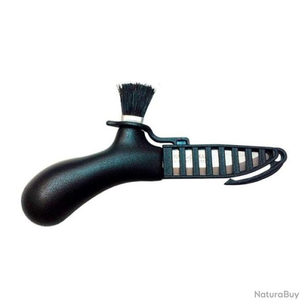 Couteau Morakniv Champignon avec Brosse - Lame 62mm - Noir