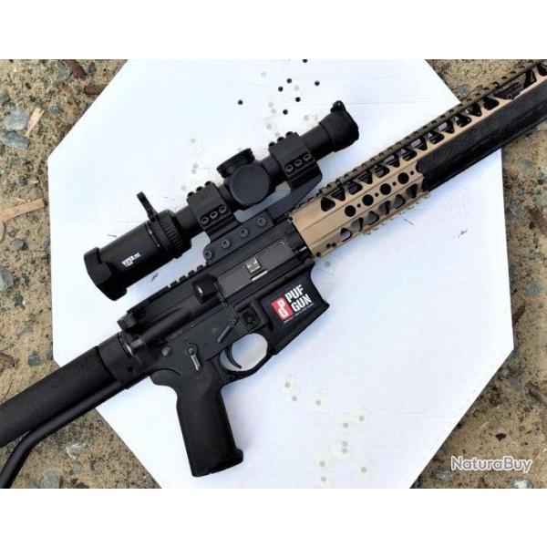 AR15 fixation monobloc