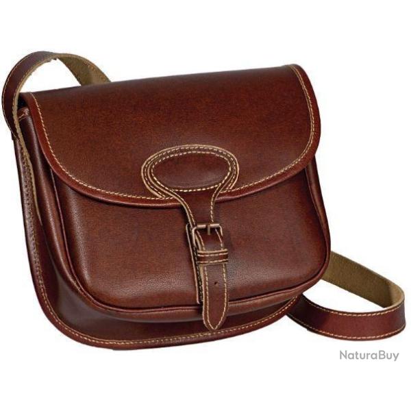 ///  SAC  de chasse en cuir  ///
