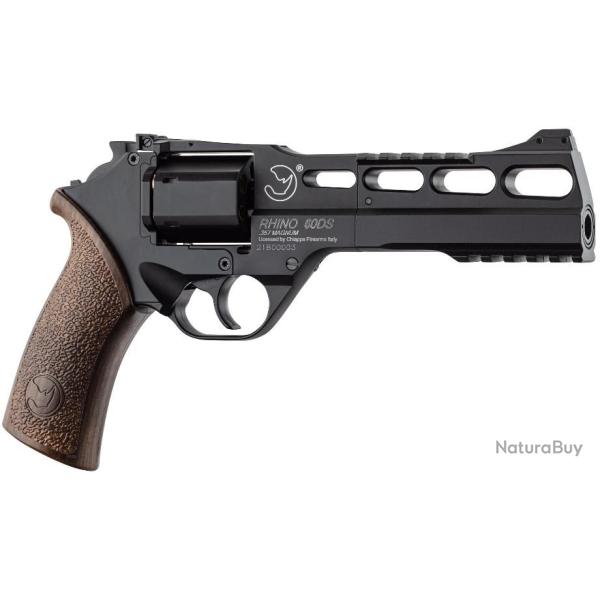 Rplique Airsoft revolver CO2 CHIAPPA RHINO 60DS black mat 0,95 joules