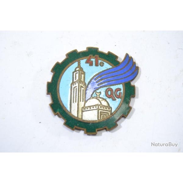 Insigne 41e QG Train, Andr Mardini 41 QG. Epingle casse