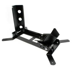 Support roue moto bloque roue b&eacute;quille r&eacute;glable jusqu'&agrave; 450 kg tr&eacute;teau moto noir 16_0002929