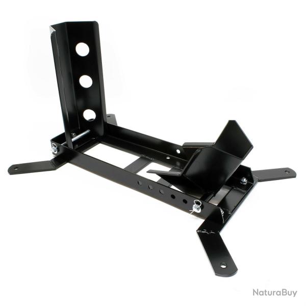 Support roue moto bloque roue b�quille r�glable jusqu'� 450 kg tr�teau moto noir 16_0002929