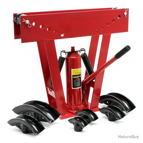 Cintreuse hydraulique 12 tonnes presse  cintrer plier machine tube chauffage atelier 16_0000775