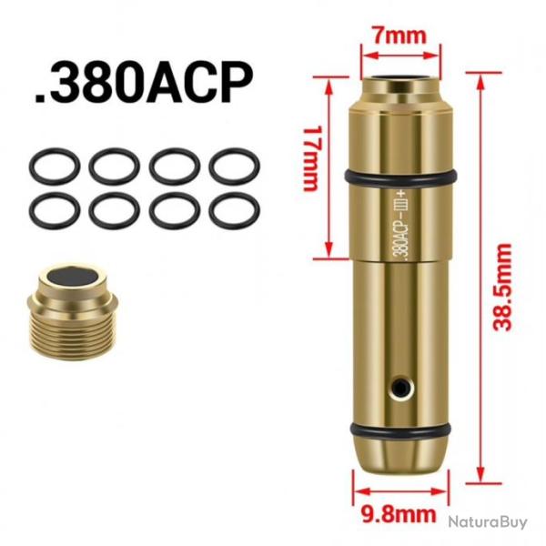Cartouche d'entrainement laser 380 ACP