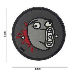 Patch 3D PVC LoL Face Gris (101 Inc)