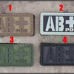 Patch 3D PVC Sanguin AB+ OD (Emerson)