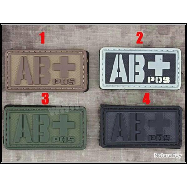 Patch 3D PVC Sanguin AB+ OD (Emerson)