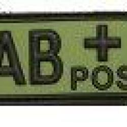 Patch 3D PVC Sanguin AB+ OD (101 Inc)
