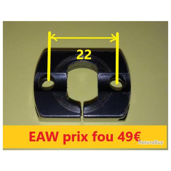 Embase  AVANT EAW  entraxe 22 hauteur 5  occasion rayures dessous   AV225-2