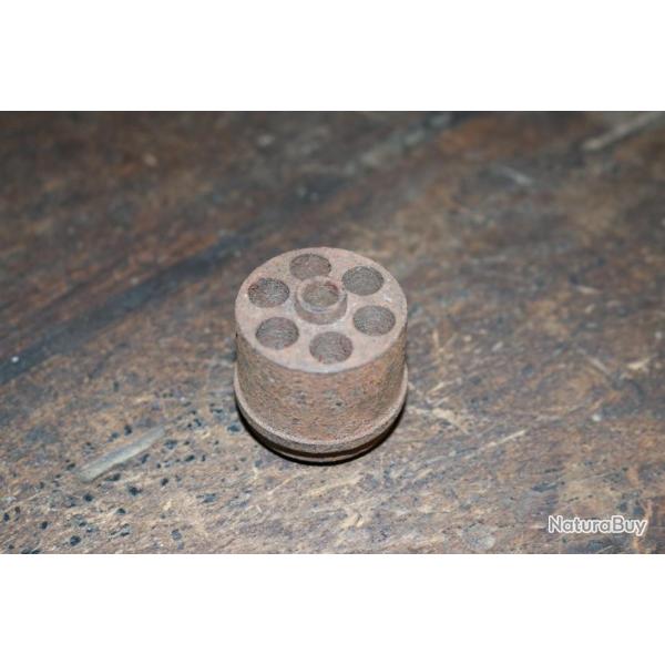 Barillet brut pour Lefaucheux cal.7mm