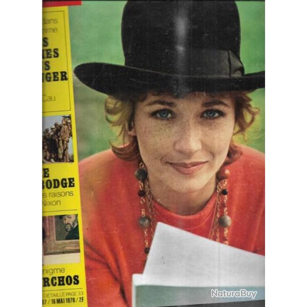 paris match 1097 mai 1970 marl�ne jobert l'antistar 1970 , crimes en france, nixon,  cambodge,