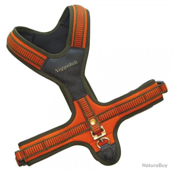 Niggeloh Harnais N�opr�ne orange pour chien