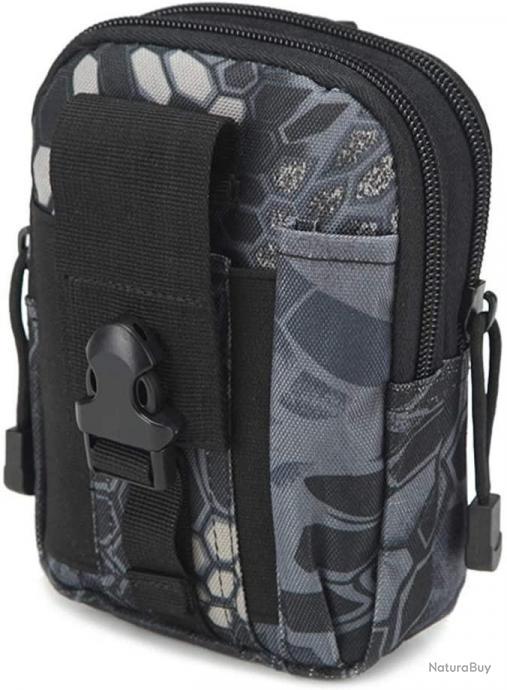 Sac Tactique Militaire EDC, Sac de Taille en Nylon, Outils pour Téléphone Portable, Utilitaire, Pochette pour Divers Équipements, Sacs de Chasse