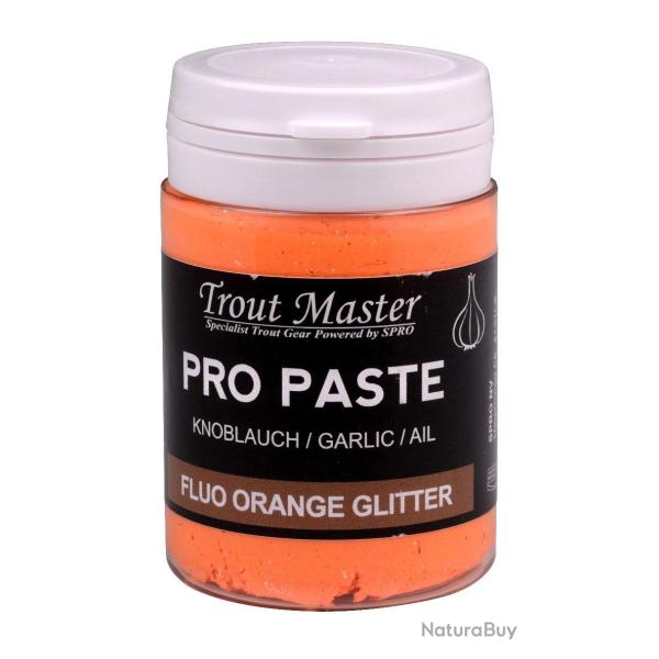 PATE A TRUITE TROUT MASTER 60GR FLOTTANTE NPC Orange fluo Ail/ Garlic
