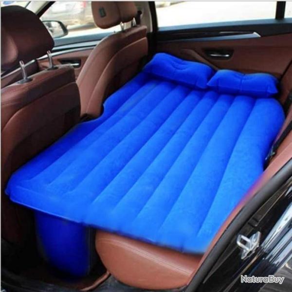 TOP ENCHERE - Matelas gonflable bleu 137 x 88 x 40 cm pour voiture - Livraison gratuite et rapide