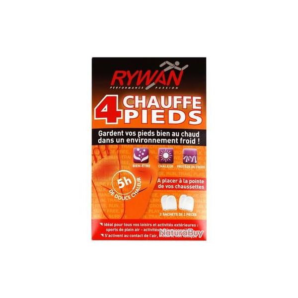 BLISTER DE 4 CHAUFFE-PIEDS RYWAN