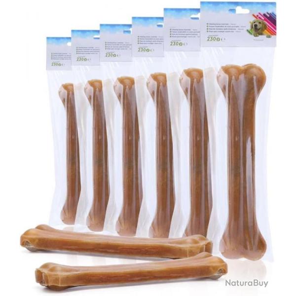 Os pour chiens - Os � m�cher press� 25cm x 6 packs - Livraison gratuite et rapide