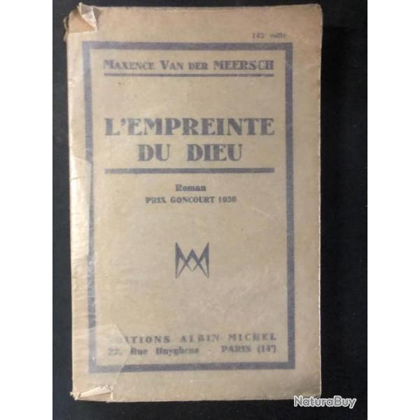 Livre L'empreinte du Dieu de Maxence Van der Meersch