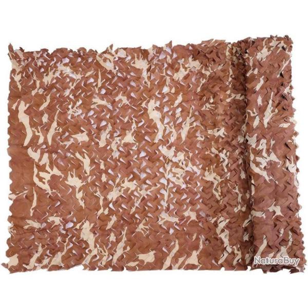 TOP ENCHERE - Filet de camouflage renforc� 2 x 3 m - D�sert - LIVRAISON GRATUITE ET RAPIDE