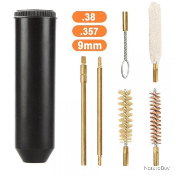 Kit de nettoyage universel 38/357/9mm portable - INDISPENSABLE