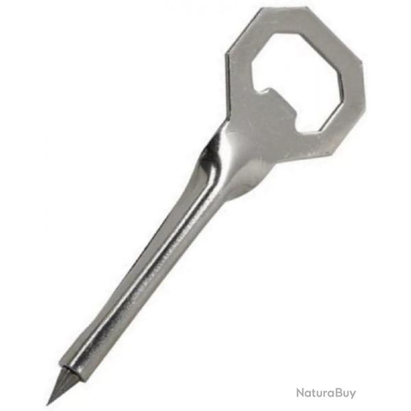 Tire Languette OUVRE Bocal DECAPSULEUR Metal 13 CM 3 en 1 Cuisine