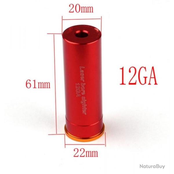 Cartouche de rglage laser calibre 12