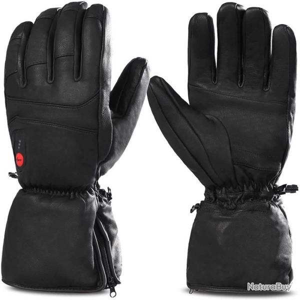 Gants Chauffants Ski Val d Is�re. Savior Noir