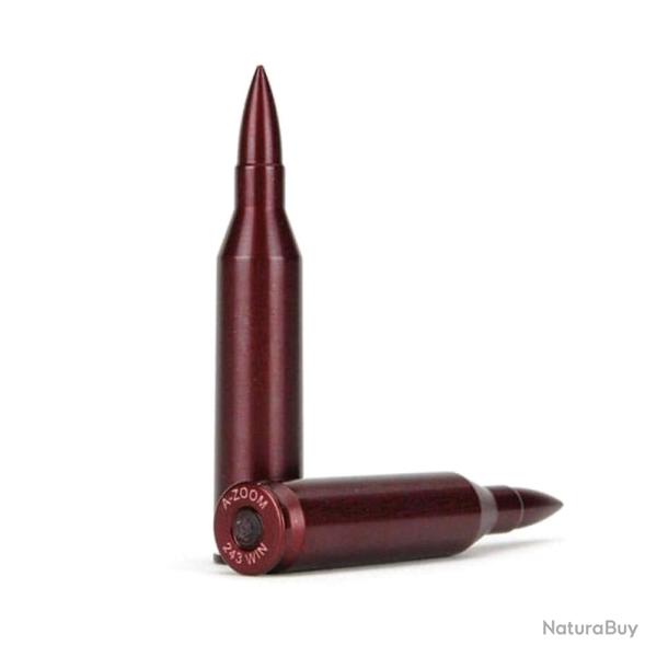 2 douilles amortisseur "Snap cap" cal. 243 Win en aluminium - A-Zoom