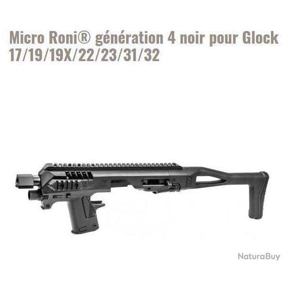 Micro Roni g�n�ration 4x Noir pour Glock 17/19/19X/22/23/31/32