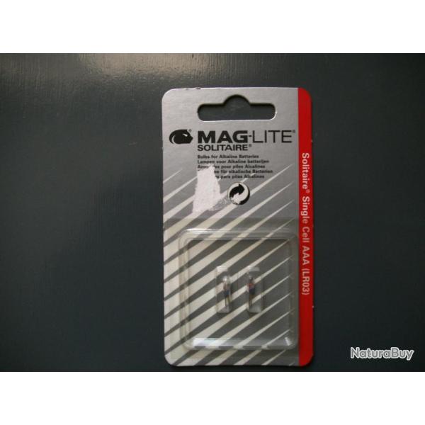 POCHETTES AMPOULES X2 MAGLITE POUR LAMPE SOLITAIRE
